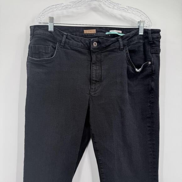 Anthropologie The Denim Boot Jeans Womens 18W Black Bootcut Stretch Plus Size - Picture 2 of 16